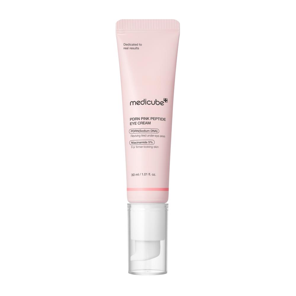 MEDICUBE PDRN Pink Peptide Eye Cream 30ml - Крем для шкіри навколо очей з полінуклеотидами та пептидами